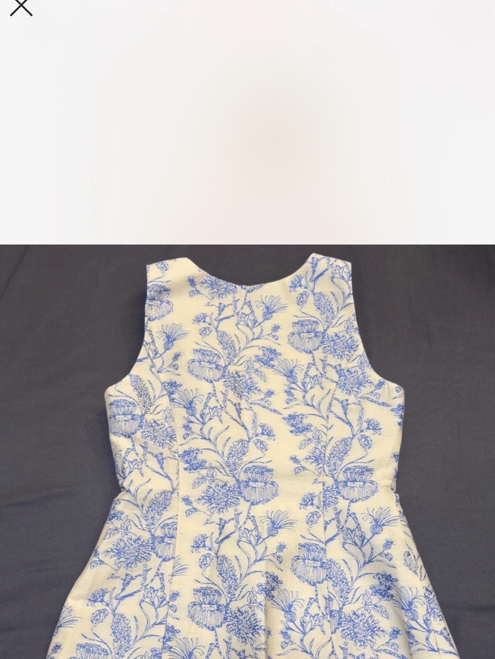 Blue Floral Two-Piece Dress Set - Picture 3 of 9
